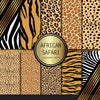 Scrapbook Paper: African Safari: Double Sided Craft Paper For Card Making, Origami & DIY Projects Scrapbooking Paper Pad - Paperback