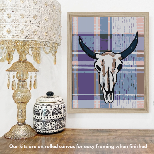 Cow Skull - Paint by Numbers Kit