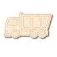 Unfinished Wood Etched Dump Truck Shape | Paint By Line Crafts | up to 30" DIY