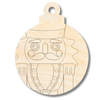 Unfinished Wood Etched Nutcracker Ornament Shape | Paint By Line Crafts | up to 30" DIY