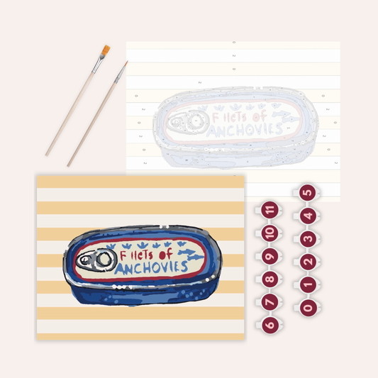 Anchovies - Paint by Numbers Kit