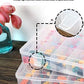 Clear Plastic Organizer Box with Dividers for Tools