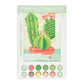 Cacti in Bowl | 8x10 paint-by-number kit