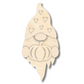 Unfinished Wood Layered Hanging Heart Gnome Holding Pumpkin | 2 Layers | up to 46"