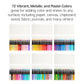 Mixed Media Gel Stick Crayons - 72 Colors