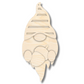 Unfinished Wood Layered Hanging Gnome Holding Acorn | 2 Layers | up to 46"