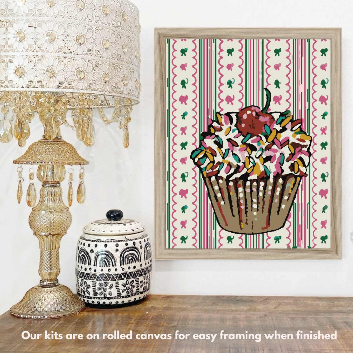Cupcake - Paint by Numbers Kit