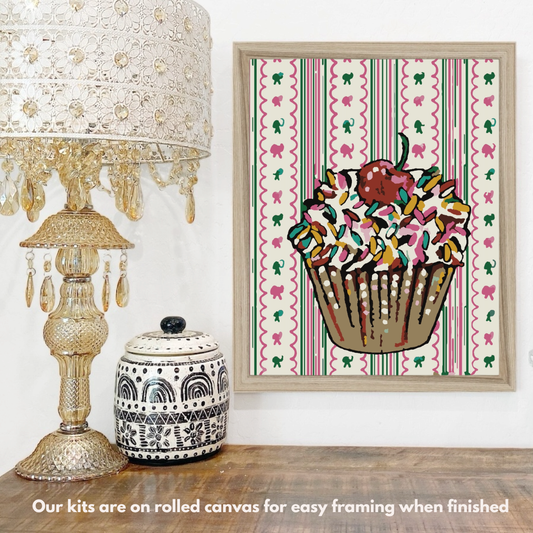 Cupcake - Paint by Numbers Kit