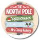 Unfinished North Pole Directions Door Sign Kit | Wood Craft Cutouts | 1/4" Thick |