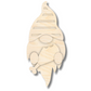 Unfinished Wood Layered Hanging Gnome Holding Turkey Leg | 2 Layers | up to 46"