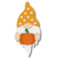Unfinished Wood Layered Hanging Gnome Holding Pumpkin | 2 Layers | up to 46"