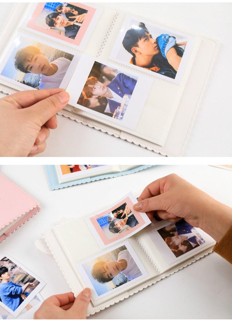 64-Pocket 3-Inch Photo Album – Mini Scrapbook for Family & Gifts