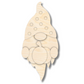 Unfinished Wood Layered Hanging Gnome Holding Pumpkin | 2 Layers | up to 46"