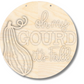 Unfinished Wood Oh My Gourd It's Fall Door Sign Kit | Wood Craft Cutouts | 1/4" Thick |