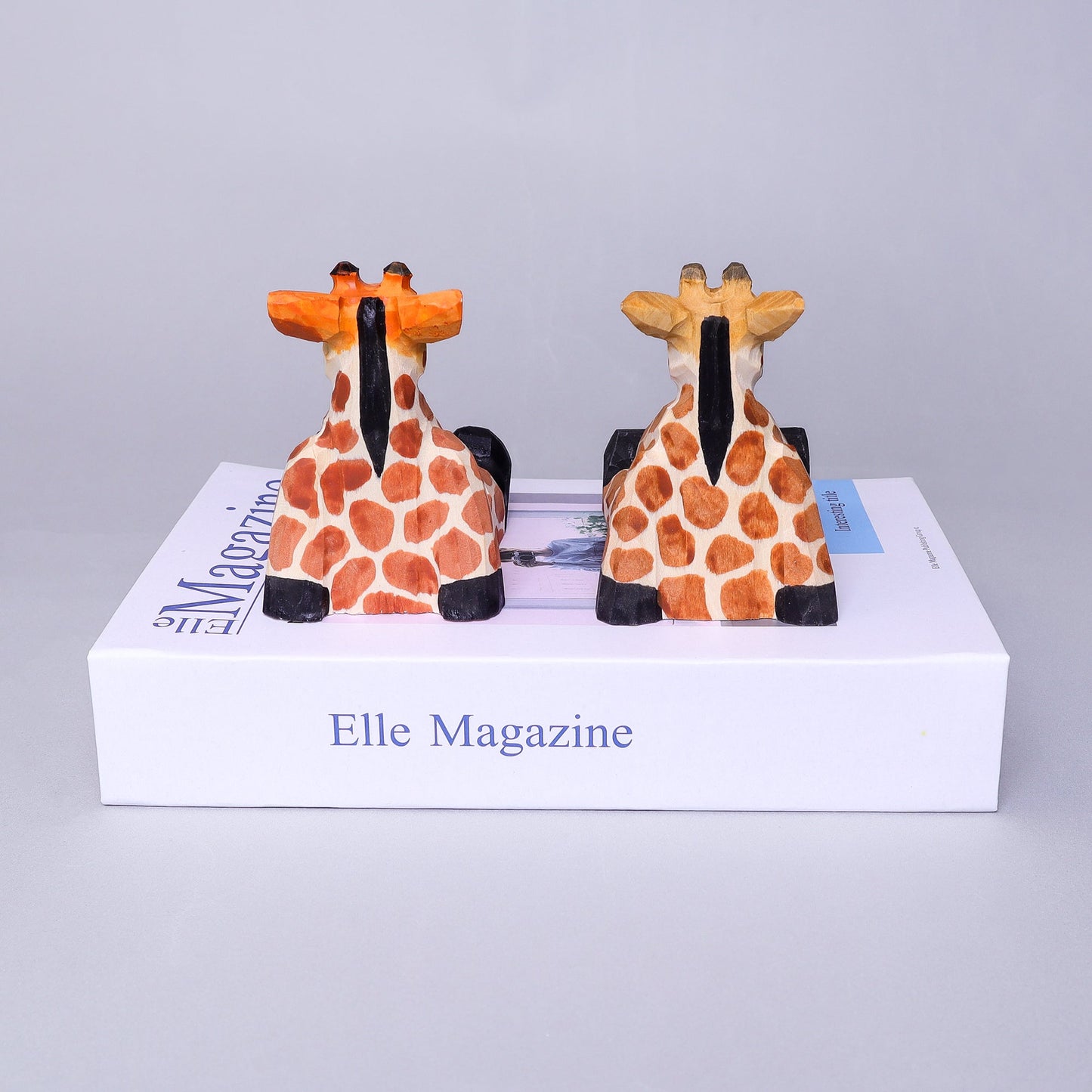 Paint Your Own Wood Carved Giraffe DIY Painting Kit
