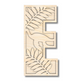 Unfinished Wood Layered Themed Letters | Dinosaur | A-Z | 2 Piece | up to 24"