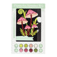 Bleeding Fairy Helmet Mushrooms | 8x10 paint-by-number kit