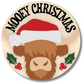Unfinished Wood Mooey Christmas Door Sign Kit | Wood Craft Cutouts | 1/4" Thick |