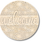 Unfinished Wood Fall Leaves Welcome Door Sign Kit | Wood Craft Cutouts | 1/4" Thick |