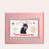 Black Cat With Bow Beaded Art Kit