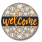 Unfinished Wood Fall Leaves Welcome Door Sign Kit | Wood Craft Cutouts | 1/4" Thick |