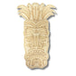 Unfinished Wood Etched Mighty Tiki Shape | Paint By Line Crafts | up to 30" DIY