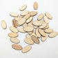 100pcs Elliptic Wooden Chips – DIY Crafts & Scrapbooking Embellishments