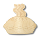Unfinished Wood Etched Apple Pie Shape | Paint By Line Crafts | up to 30" DIY