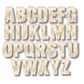 Unfinished Wood Layered Themed Letters | Pine Trees | A-Z | 2 Piece | up to 24"