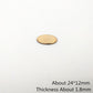 100pcs Elliptic Wooden Chips – DIY Crafts & Scrapbooking Embellishments