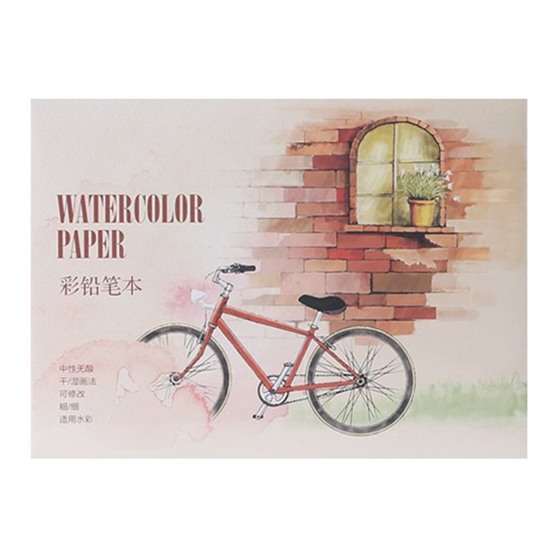 12-Sheet A5/A6 Watercolor Sketchbook – High-Quality Art Paper