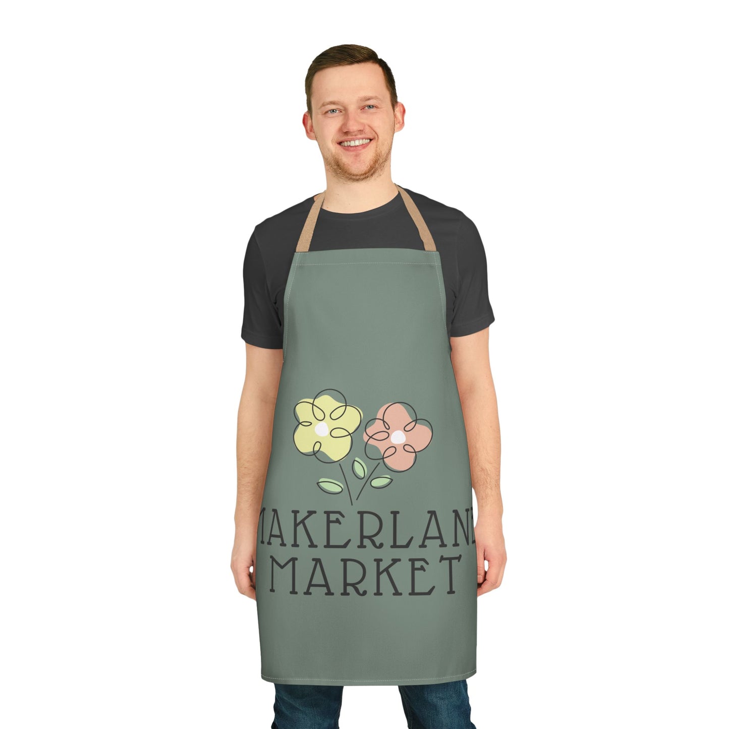 Makerlane Market Floral Art Apron
