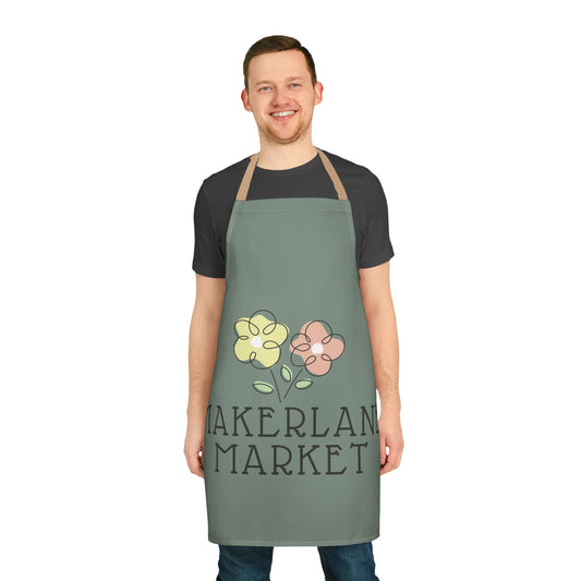 Makerlane Market Floral Art Apron