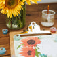 Sunflowers in Vase (orange) | 8x10 paint-by-number kit