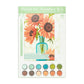 Sunflowers in Vase (orange) | 8x10 paint-by-number kit