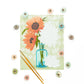 Sunflowers in Vase (orange) | 8x10 paint-by-number kit