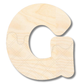Unfinished Wood Layered Etched Themed Letters | Ice Cream | A-Z | 2 Piece | up to 24"