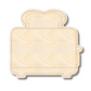 Unfinished Wood Etched Toaster Shape | Paint By Line Crafts | up to 30" DIY
