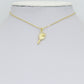 Clear CZ Gold Silver Pickleball Paddle Charm-sports pendant charms, sku#A517