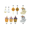 Halloween Boo Ghost Pumpkin Lollipop Candy Basket Charm Pendant, Halloween Sku#A519
