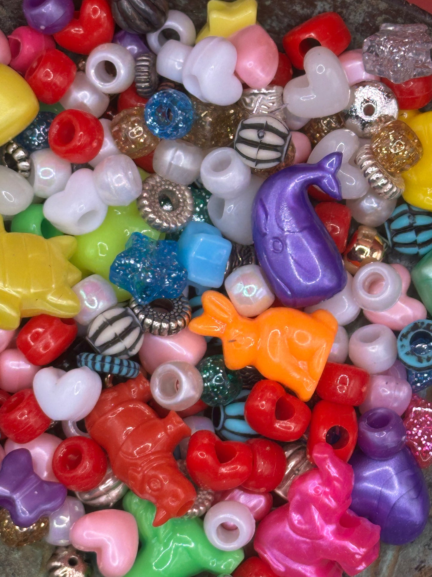 DIY Friendship Bracelet Kit – 1 oz Assorted Beads & String