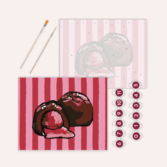 Chocolate Covered Cherries - Paint by Numbers Kit