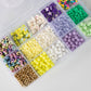 Pastel Brights Polymer Heishi and Letter DIY Bead Box