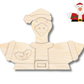 NEW Unfinished Wood Layered Holiday Geese Shelf Sitter | 8" Wide| 1/2" and 1/4" Wood | Wood Craft DIY