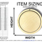 Unfinished Wood 2 Layer Circle Shadowbox Shape | DIY Craft Cutout | up to 46" DIY