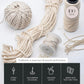 Cotton Core Wicks, 6" Length, Pack of 100