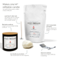 Cozy Fireplace - Candle-Making Kit + Jar