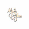 Mr. & Mrs. Sign Unfinished Wood Cutout Home Decor DIY