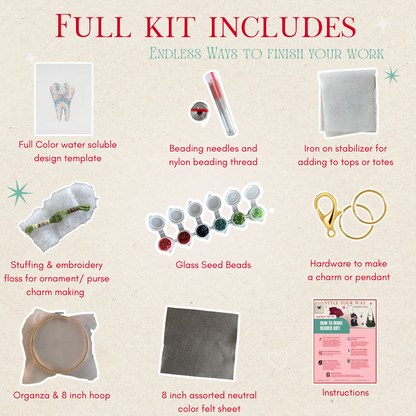 Tooth Beaded Art Kit