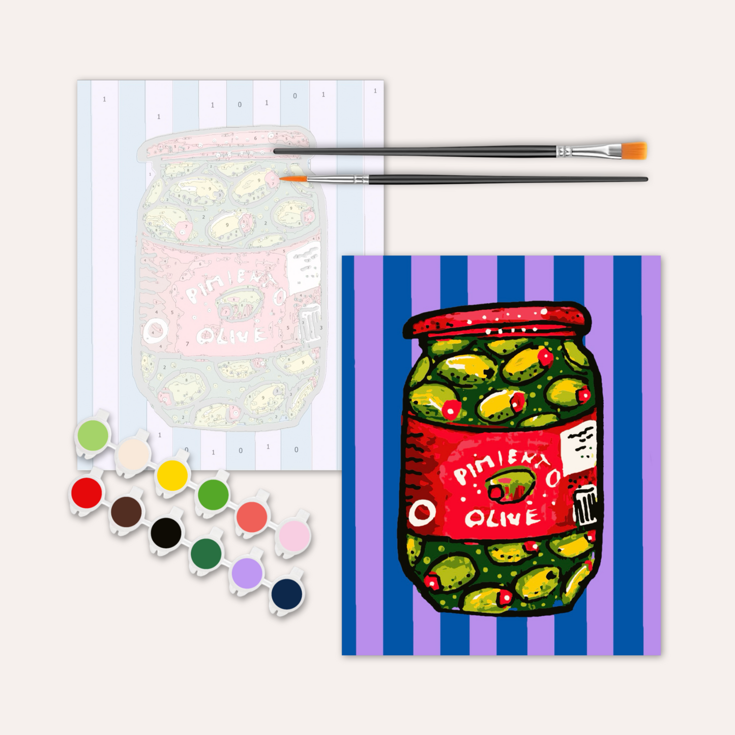 Olives - Paint by Numbers Kit